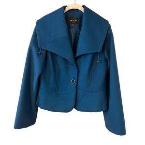 Tribal Sportswear Two-Button Jacket ~ Cinch Shawl Collar ~ Size 12